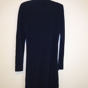 Long navy dress